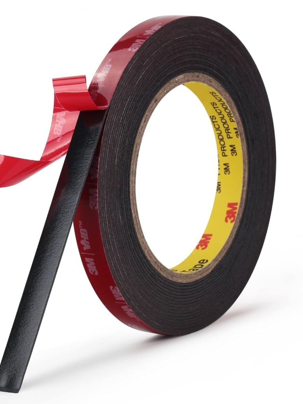 3M 5925 Double Sided Mounting Tape, Heavy Duty Black Foam Tape
